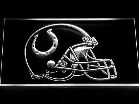 Indianapolis Colts Helmet LED Neon Sign